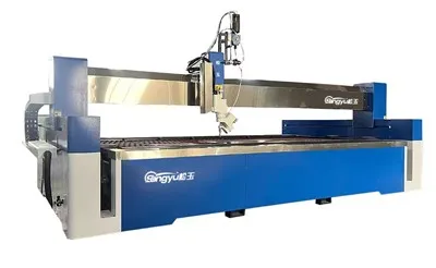 Machine de découpe au jet d'eau CNC à cinq-axes